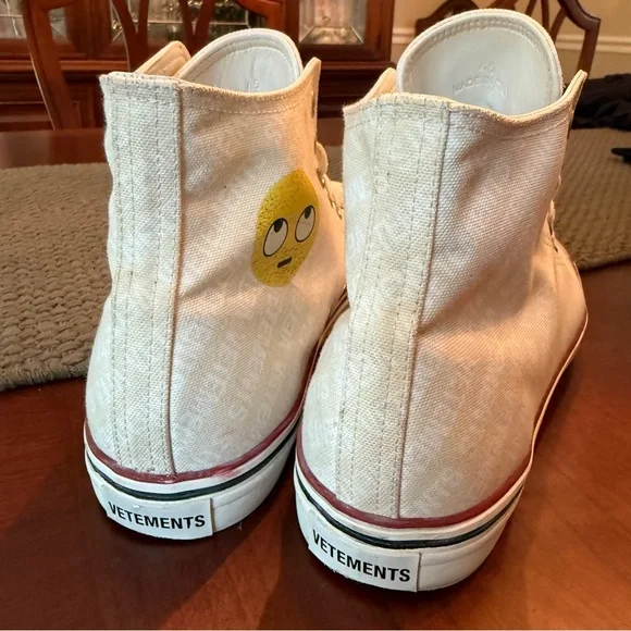 Vetements Emoji High-Top Sneakers - Picture 2 of 7